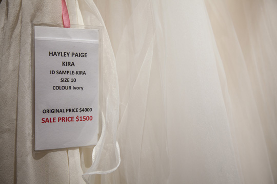 Blush Bridal's 2016 Sample Sale