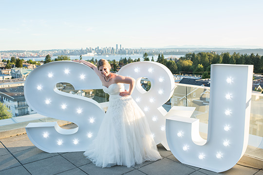 BU Letters. - Vancouver Wedding Decor & Rentals