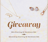 We are excited to be giving away a gorgeous jewellery set from Davie and Chiyo